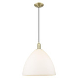 Bristol 1 Light Cord Hung Mini Pendant 17.83 Inch X 16 Inch by Innovations - 716-1P-GBD-16