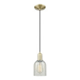 Caledonia 1 Light Cord Hung Mini Pendant 9.83 Inch X 5 Inch by Innovations - 716-1P-G25