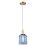 Bella 1 Light Cord Hung Mini Pendant 10.33 Inch X 5.5 Inch by Innovations - 716-1P-G558-6