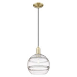 Rochester 1 Light Cord Hung Mini Pendant 12.45X 10 Inch Wide by Innovations - 716-1P-G556-10