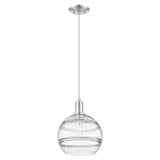 Rochester 1 Light Cord Hung Mini Pendant 12.45X 10 Inch Wide by Innovations - 716-1P-G556-10