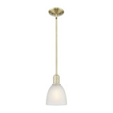 Castile 1 Light Stem Hung Mini Pendant 9.63 Inch X 6 Inch by Innovations - 716-1S-G38