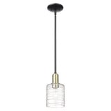 Cobbleskill 1 Light Stem Hung Mini Pendant 9.63X 5 Inch Wide by Innovations - 716-1S-G11