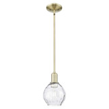 Waverly 1 Light Stem Hung Mini Pendant 9.13 Inch X 6 Inch by Innovations - 716-1S-G362