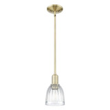 Brookfield 1 Light Clear Stem Hung Mini Pendant 10 Inch Tall by Innovations - 716-1S-G442