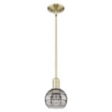 Rochester 1 Light Stem Hung Mini Pendant 8.5X 5.88 Inch Wide by Innovations - 716-1S-G556-6