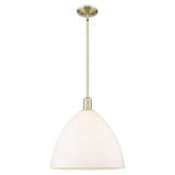 Bristol 1 Light Stem Hung Mini Pendant 17.63 Inch X 16 Inch by Innovations - 716-1S-GBD-16