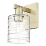 Cobbleskill 1 Light Deco Swirl Wall Sconce 10.75 X 5 Inch by Innovations - 716-1W-G1113