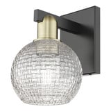 Athens 1 Light Basketweave Wall Sconce 9.88 Inch Tall by Innovations - 716-1W-G122C-6