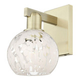 White Mouchette 1 Light Wall Sconce 9.75 Inch X 6 Inch by Innovations - 716-1W-G1216-6