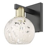 White Mouchette 1 Light Wall Sconce 9.75 Inch X 6 Inch by Innovations - 716-1W-G1216-6