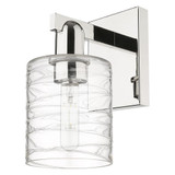 Cobbleskill 1 Light Deco Swirl Wall Sconce 10.75 X 5 Inch by Innovations - 716-1W-G1113