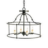 Fitzjames 4 Light Small Chandelier by Currey Company - 987SL