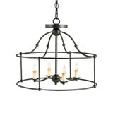 Fitzjames 4 Light Small Chandelier by Currey Company - 987SL