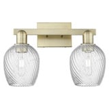 Salina 2 Light Bath Vanity 11.13 Inch Tall X 16.75 Inch Wide by Innovations - 716-2W-G292
