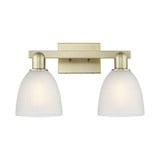 Castile 2 Light Bath Vanity 10.75 Inch Tall and 17 Inch Wide by Innovations - 716-2W-G38