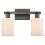 Hadley 2 Light Bath Vanity 10.75 Inch Tall X 15.5 Inch Wide by Innovations - 716-2W-G34