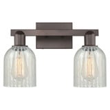 Caledonia 2 Light Bath Vanity 10.75 Inch Tall X 16 Inch Wide by Innovations - 716-2W-G25