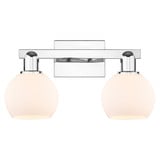 Athens 2 Light Bath Vanity 9.63 Inch Tall X 16.88 Inch Wide by Innovations - 716-2W-G12-6
