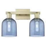 Bella 2 Light Bath Vanity 11.25 Inch Tall and 16.5 Inch Wide by Innovations - 716-2W-G558-6