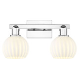 White Venetian 2 Light Bath Vanity 9.75 Inch X 17 Inch by Innovations - 716-2W-G1217-6