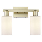 Clymer 2 Light Bath Vanity 10.63 Inch Tall X 14.88 Inch Wide by Innovations - 716-2W-G80