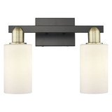 Clymer 2 Light Bath Vanity 10.63 Inch Tall X 14.88 Inch Wide by Innovations - 716-2W-G80