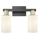 Clymer 2 Light Bath Vanity 10.63 Inch Tall X 14.88 Inch Wide by Innovations - 716-2W-G80
