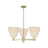 Bristol Natural 3 Light Stem Hung Chandelier 13 X 31 Inch by Innovations - 716-3CR-NBD-9
