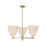 Bristol Natural 3 Light Stem Hung Chandelier 13 X 31 Inch by Innovations - 716-3CR-NBD-9