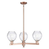 Waverly 3 Light Stem Hung Chandelier 10.5 Inch X 27.75 Inch by Innovations - 716-3CR-G362