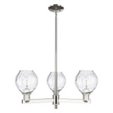 Waverly 3 Light Stem Hung Chandelier 10.5 Inch X 27.75 Inch by Innovations - 716-3CR-G362