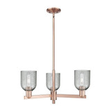 Caledonia 3 Light Stem Hung Chandelier 11 Inch X 26.75 Inch by Innovations - 716-3CR-G25