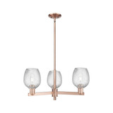 Salina 3 Light Stem Hung Chandelier 11.38 Inch X 27.5 Inch by Innovations - 716-3CR-G292