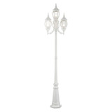 Frontec 4 Light Outdoor Post Light in Style 24 x 93 Inches by Livex  - 7711