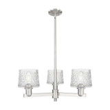 Niagara 3 Light Stem Hung Chandelier 10.5 Inch X 28.25 Inch by Innovations - 716-3CR-G402