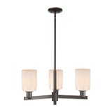 Hadley 3 Light Stem Hung Chandelier 11 Inch X 26.25 Inch by Innovations - 716-3CR-G34