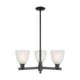 Castile 3 Light Stem Hung Chandelier 11 Inch X 27.75 Inch by Innovations - 716-3CR-G38