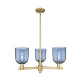 Bella 3 Light Stem Hung Chandelier 11.5 Inch X 27.25 Inch by Innovations - 716-3CR-G558-6