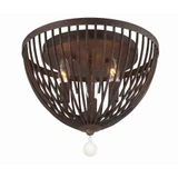 Duval 3 Light 14 Inch Wide Flush Mount by Crystorama - DUV-620