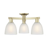 Castile 3 Light Semi Flush Mount 10.88 Inch X 23.5 Inch by Innovations - 716-3F-G38