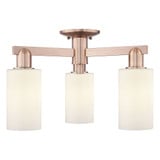 Clymer 3 Light Semi Flush Mount 10.75 Inch X 21.38 Inch by Innovations - 716-3F-G80