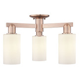 Clymer 3 Light Semi Flush Mount 10.75 Inch X 21.38 Inch by Innovations - 716-3F-G80