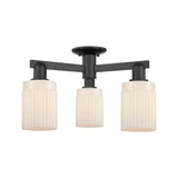 Hadley 3 Light Semi Flush Mount 10.88 Inch and 22 Inch Wide by Innovations - 716-3F-G34