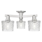 Niagara 3 Light Semi Flush Mount 10.38 Inch and 24 Inch Wide by Innovations - 716-3F-G402