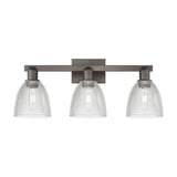Castile 3 Light Bath Vanity 10.75 Inch Tall and 25 Inch Wide by Innovations - 716-3W-G38