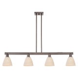 Bristol Natural 4 Light Stem Hung Island 12X 51.75 Inch Wide by Innovations - 716-4I-NBD-9