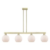 Athens 4 Light Stem Hung Island 10.88 Inch X 50.75 Inch by Innovations - 716-4I-G12-8
