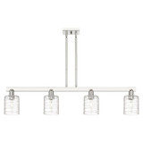 Cobbleskill 4 Light Stem Hung Island 9.88 Inch X 47.75 Inch by Innovations - 716-4I-G11