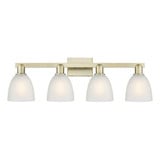 Castile 4 Light Bath Vanity 10.75 Inch Tall and 33 Inch Wide by Innovations - 716-4W-G38